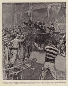Vražda krále Humberta v Monze od William Hatherell