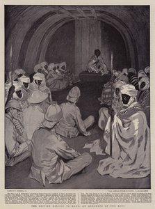 Britská mise do Kano, Audience of the King