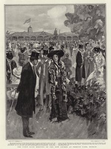 První závodní setkání na novém hřišti ve Phoenix Park, Dublin od William Hatherell
