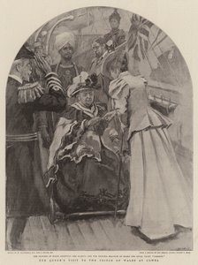 Návštěva královny u prince z Walesu v Cowes
