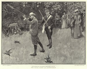 Královská párty v Sandringhamu od William Hatherell