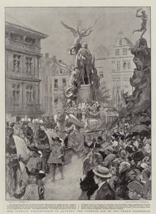Vandyck tříleté výročí v Antverpách, Vandyck Car ve Velkém průvodu od William Hatherell