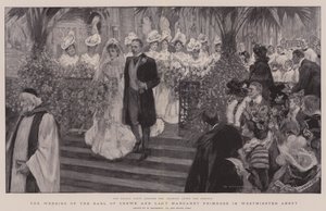 Svatba hraběte z Crewe a lady Margaret Primrose ve Westminsterském opatství