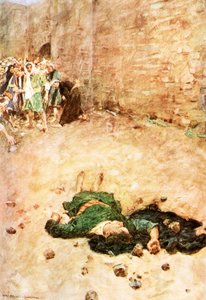 Ukamenování Štěpána od William Hatherell