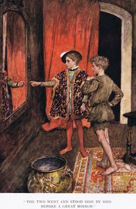 "Ti dva šli a stáli vedle sebe před velkým zrcadlem" od William Hatherell
