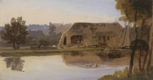 On the Kennet, Reading, 1807 (olej na kartě)