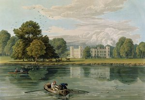 Sion House, vyryl Robert Havell (1769-1832) 1815 (barevná rytina)
