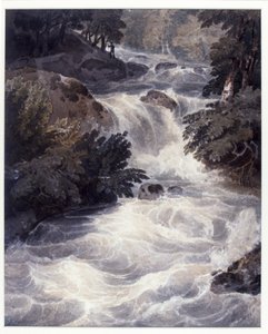Vodopád v Ambleside, viděný oknem, 1807