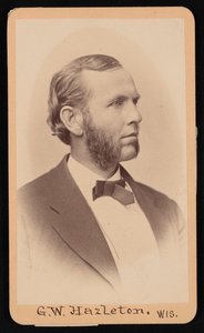 Portrét Gerryho Whitinga Hazletona 1829-1920, před rokem 1876. od William Hayward Sherman