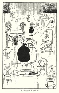 Zimní zahrada (litho) od William Heath Robinson