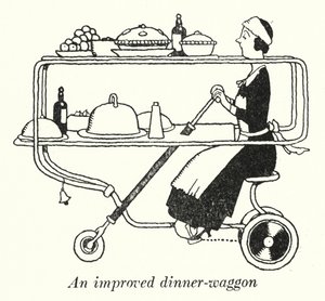 Vylepšený jídelní vůz (litho) od William Heath Robinson