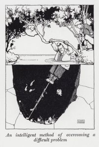 Inteligentní metoda, jak překonat obtížný problém (litho) od William Heath Robinson