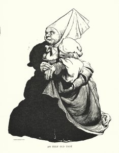 Ošklivý starý klus (litho) od William Heath Robinson
