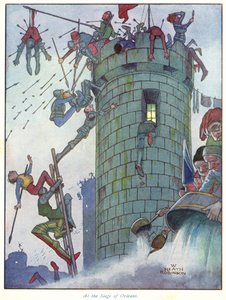 Při obléhání Orleansu od William Heath Robinson