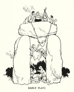 Rané byty (litho) od William Heath Robinson