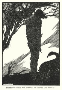 Překročení odporného a nenávistného vůči zlodějům a lupičům (litho) od William Heath Robinson