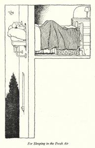 Pro spaní na čerstvém vzduchu (litho) od William Heath Robinson
