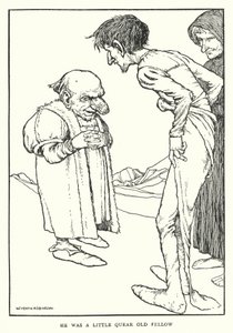 Byl to malý pochybný starý chlapík (litho) od William Heath Robinson