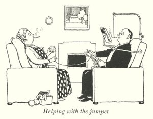 Pomoc s jumperem (litho) od William Heath Robinson
