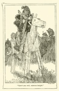 Ilustrace pro Dona Quijota (litho) od William Heath Robinson