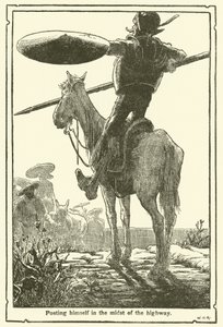 Ilustrace pro Dona Quijota (litho) od William Heath Robinson