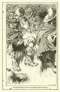 Ilustrace pro Dona Quijota (litho) od William Heath Robinson