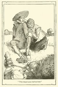 Ilustrace pro Dona Quijota (litho) od William Heath Robinson