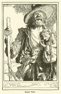 Ilustrace pro Dona Quijota (litho) od William Heath Robinson