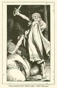 Ilustrace pro Dona Quijota (litho) od William Heath Robinson