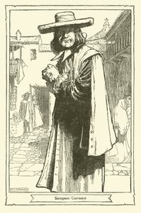 Ilustrace pro Dona Quijota (litho) od William Heath Robinson