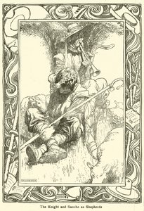 Ilustrace pro Dona Quijota (litho) od William Heath Robinson