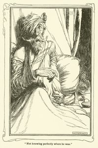 Ilustrace pro Dona Quijota (litho) od William Heath Robinson