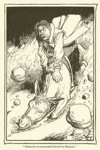 Ilustrace pro Dona Quijota (litho) od William Heath Robinson