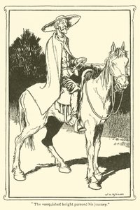 Ilustrace pro Dona Quijota (litho) od William Heath Robinson