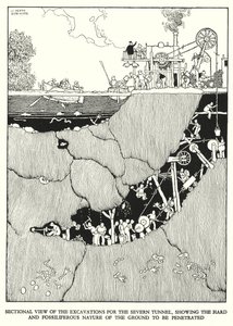 Ilustrace pro Railway Ribaldry od W Heatha Robinsona (litho) od William Heath Robinson