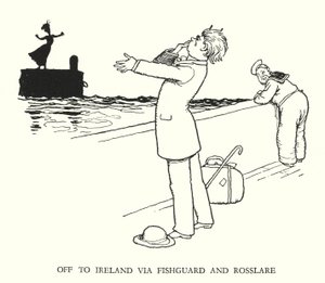 Ilustrace pro Railway Ribaldry od W Heatha Robinsona (litho) od William Heath Robinson