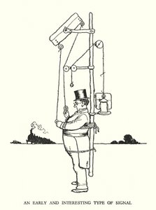 Ilustrace pro Railway Ribaldry od W Heatha Robinsona (litho) od William Heath Robinson