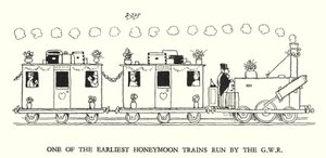Ilustrace pro Railway Ribaldry od W Heatha Robinsona (litho) od William Heath Robinson