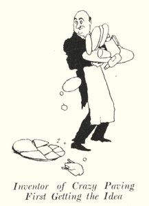Vynálezce bláznivé dlažby nejprve získat nápad (litho) od William Heath Robinson