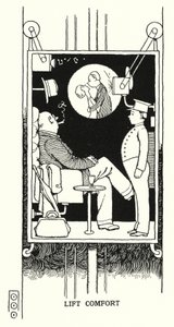 Životní pohodlí (litho) od William Heath Robinson