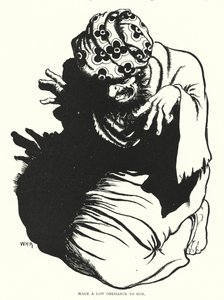 Složil mu poklonu (rytina) od William Heath Robinson