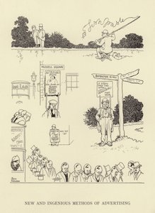 Nové a důmyslné způsoby reklamy od William Heath Robinson