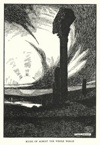 Ruiny téměř celého světa (litho) od William Heath Robinson