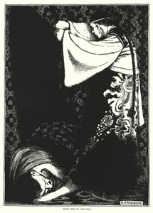 Zabil ho na místě (rytina) od William Heath Robinson