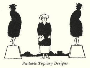 Vhodné vzory topiary (litho) od William Heath Robinson