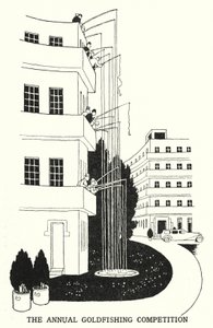 Výroční soutěž v lovu zlata (litho) od William Heath Robinson