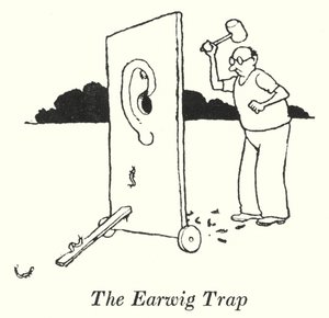The Earwig Trap (litho) od William Heath Robinson