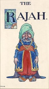 Rajah (akvarel na papíře) od William Heath Robinson