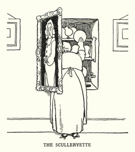 Sculleryette (litho) od William Heath Robinson