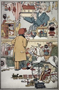 The Toyshop, 1900 (tisk) od William Heath Robinson
